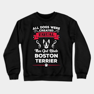 Boston Terrier Crewneck Sweatshirt